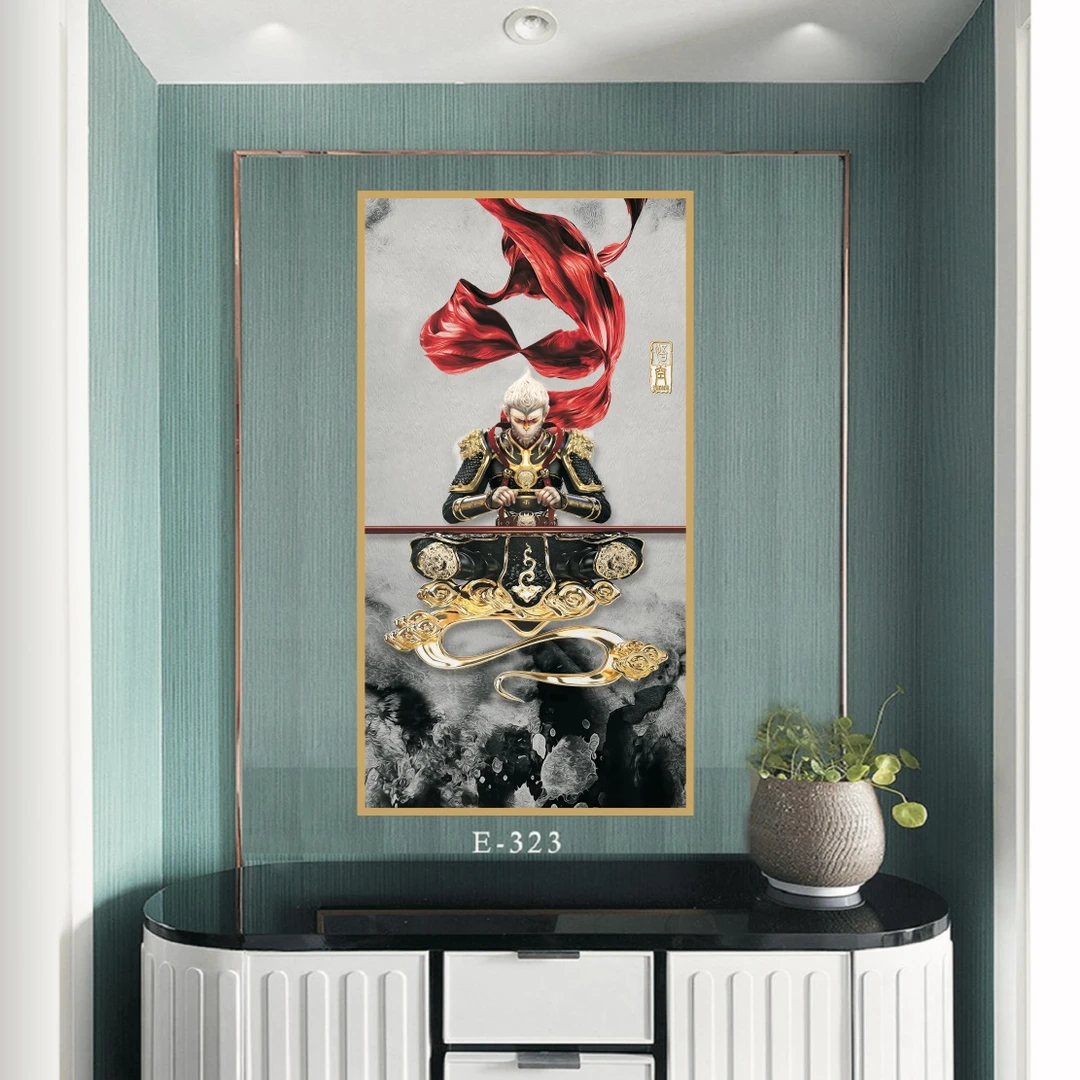 永飞晶瓷装饰画 玄关 齐天大圣