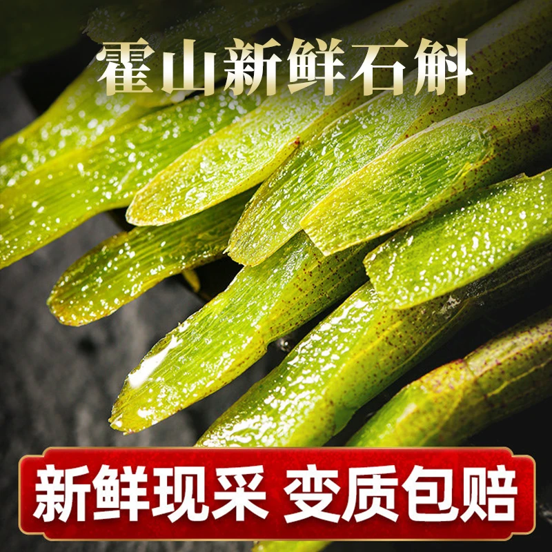 黑石渡【铁皮石斛鲜条】原产地铁皮石斛枫斗新鲜条养生中药材500g