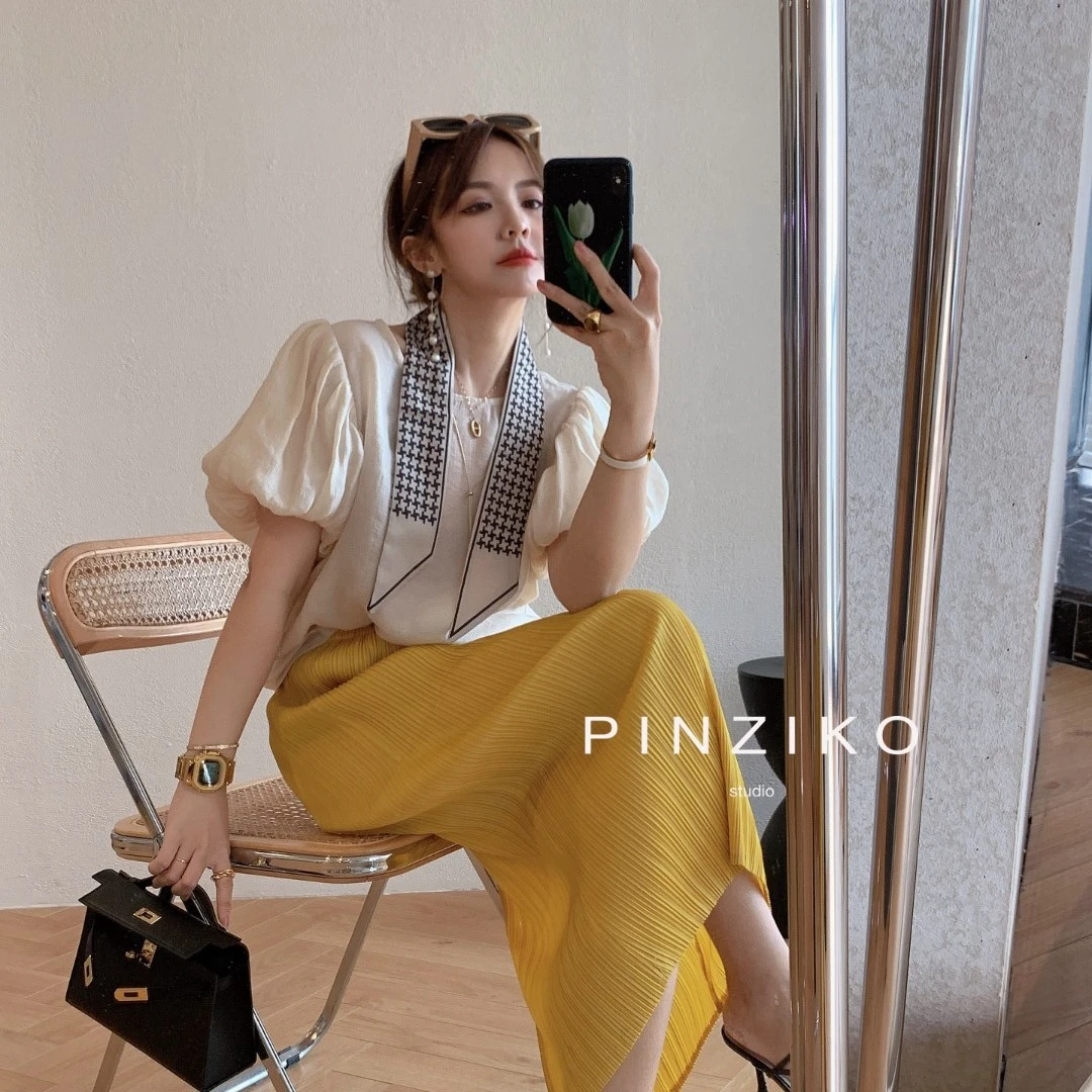 【PINZIKO】现货~显瘦高腰半身裙 TJD288现货清款售完即止理性消费