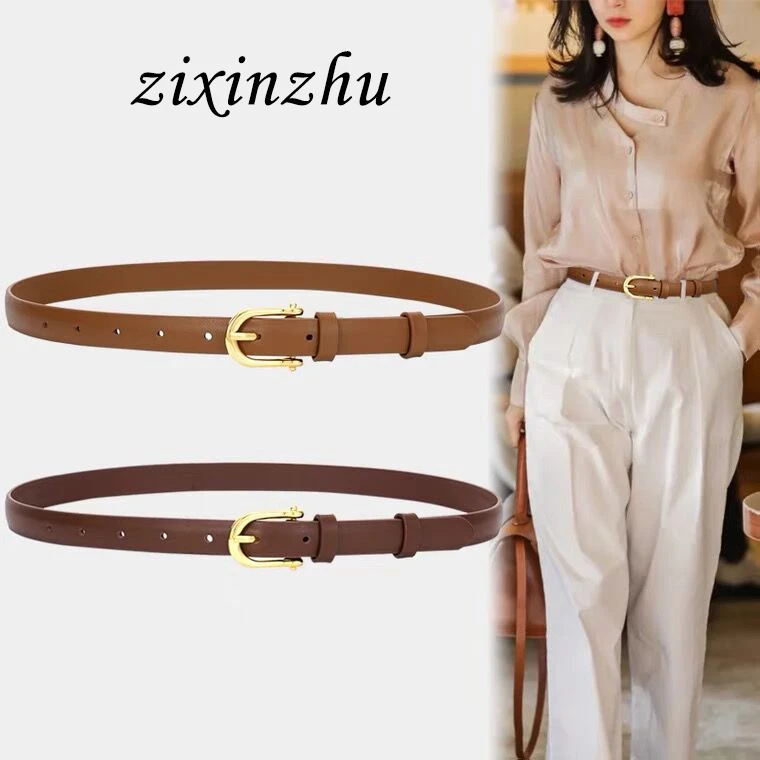 皮带女细款网红配饰真皮配牛仔裤ins牛皮轻奢腰带爆款2024新款夏