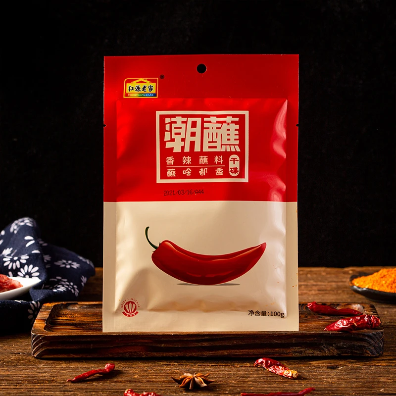 云南红源老家蘸水100g潮蘸辣椒面干碟香辣蘸料烧烤调料微辣