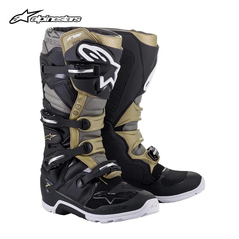 a星alpinestars摩托车越野靴TECH 7防水拉力靴防摔长途机车靴男
