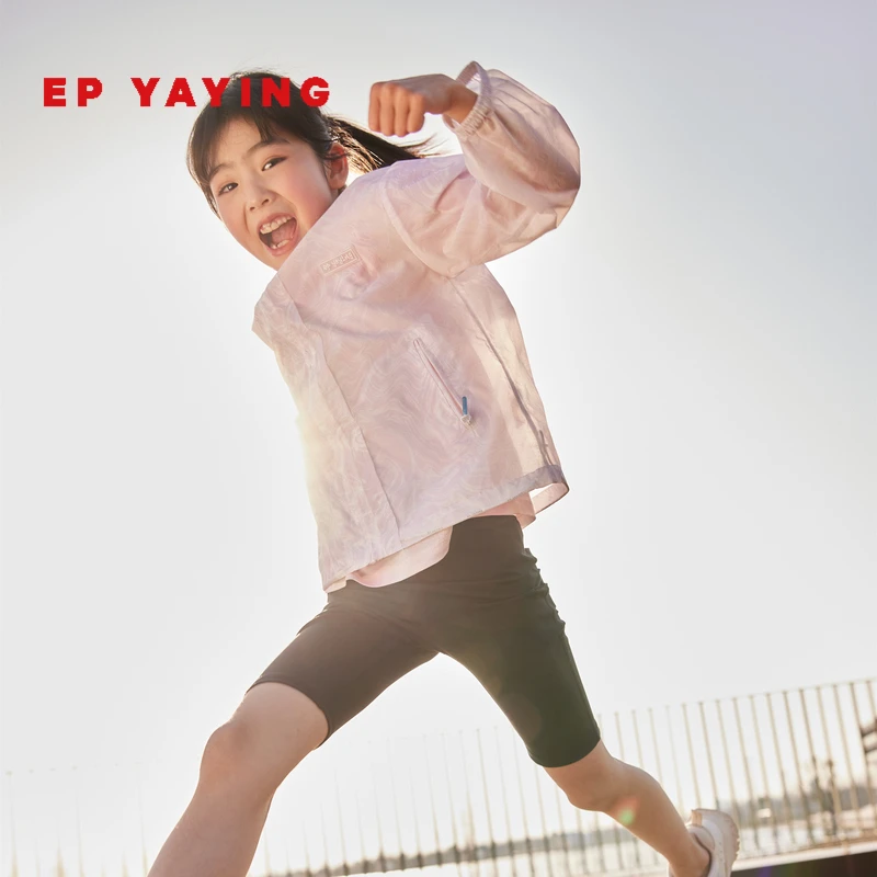 [商场同款]EP雅莹童装春夏女童新款洋气修身短裤休闲瑜伽裤