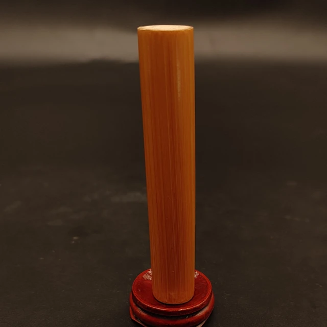 实心玉竹小金条手把件-1