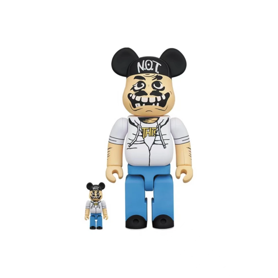Bearbrick 积木熊 乐队 ANTHRAX NOTMAN炭疽诺曼 400%+100%