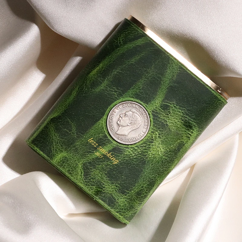 汐仕索复古烟盒创意个性便携男女士送礼物纯铜高档防压礼品网红