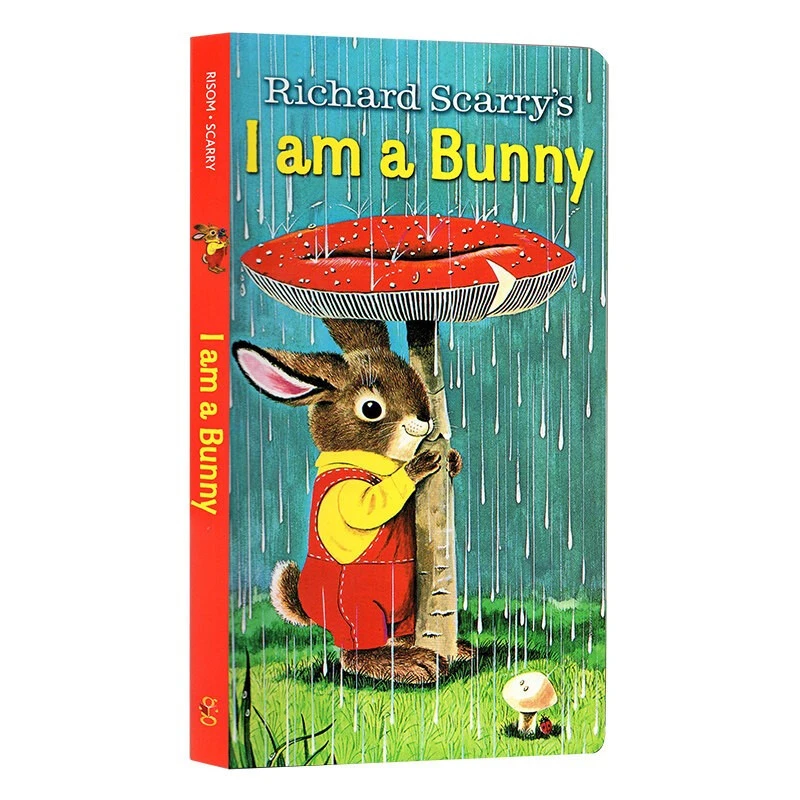 英文原版 I Am a Bunny 我是一只兔子 英语启蒙纸板书 非点读版