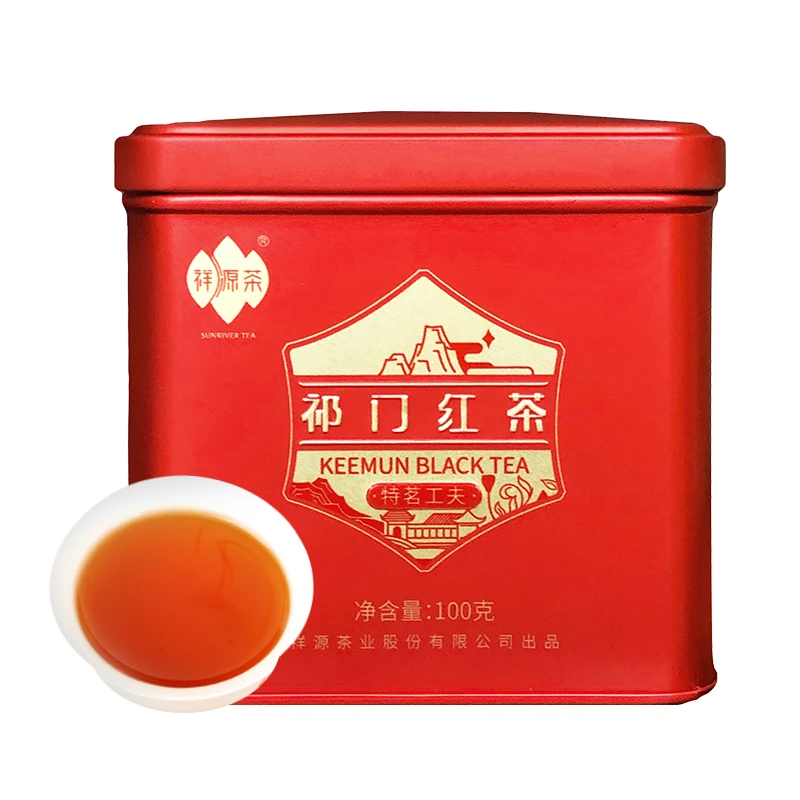 切碎工艺介意慎拍丨祥源茶茶叶特茗祁门工夫红茶100g 祥源甄品