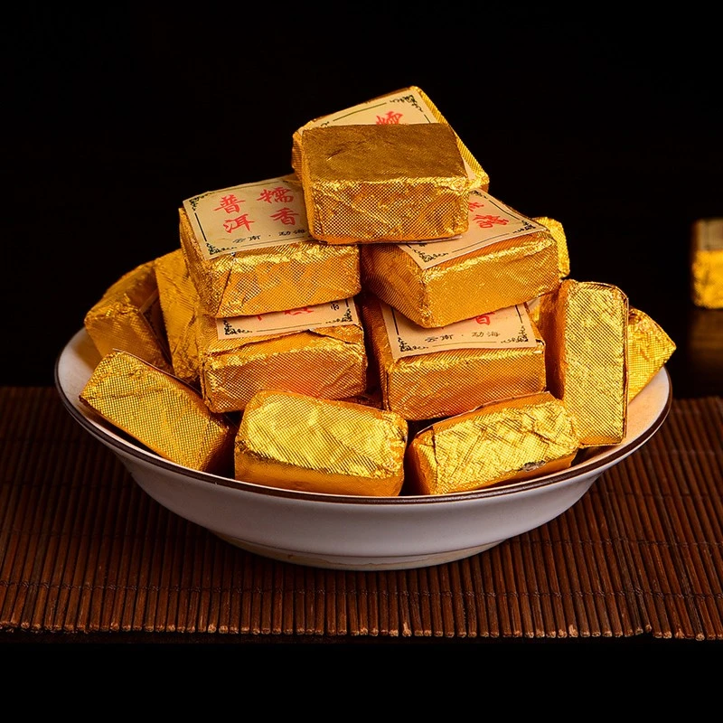 2015年糯米香普洱茶熟茶小沱茶砖茶 云南小坨小粒装黑茶叶茶坨