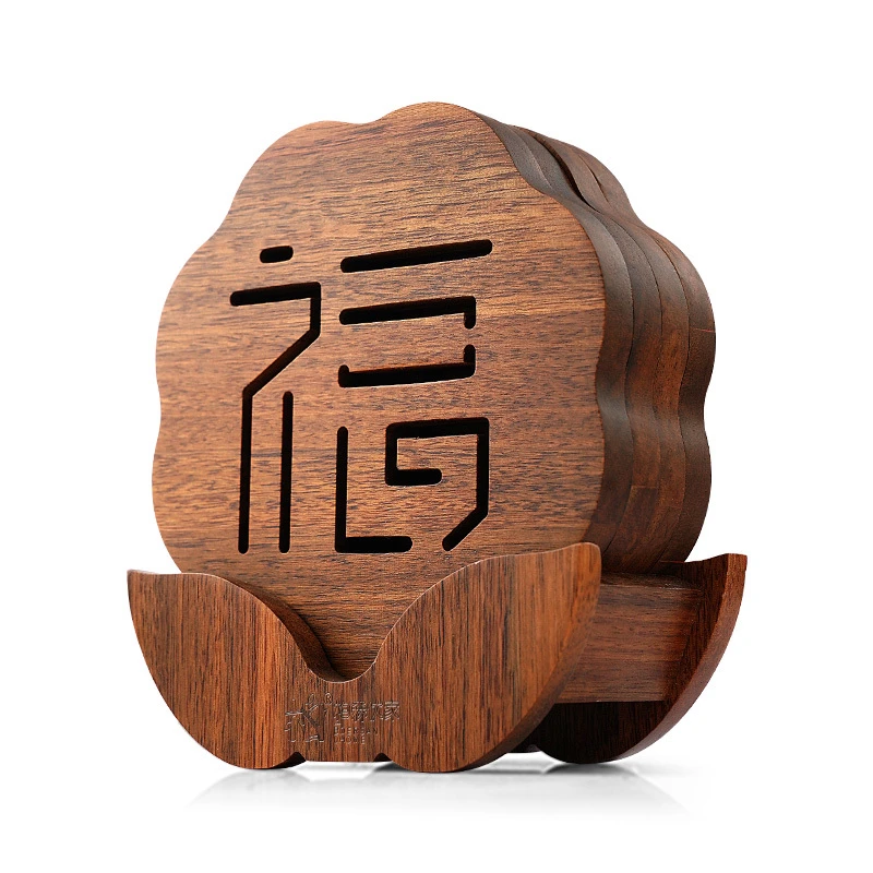 创意木质餐桌隔热垫家用碗碟垫锅垫防烫垫小清新杯垫餐垫