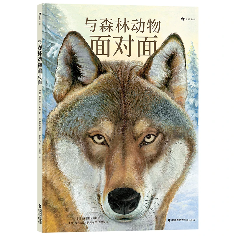 与森林动物面对面 5岁以上 超大开本自然科普绘本15种森林动物
