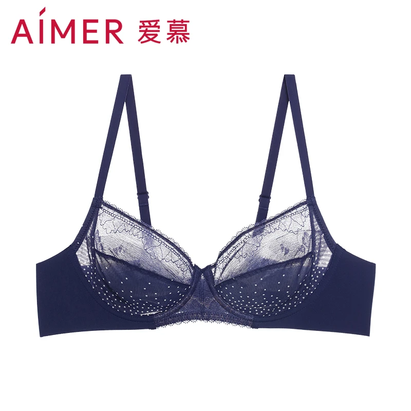 爱慕(AIMER)爱慕爱波点44薄杯大罩杯文胸AM135271