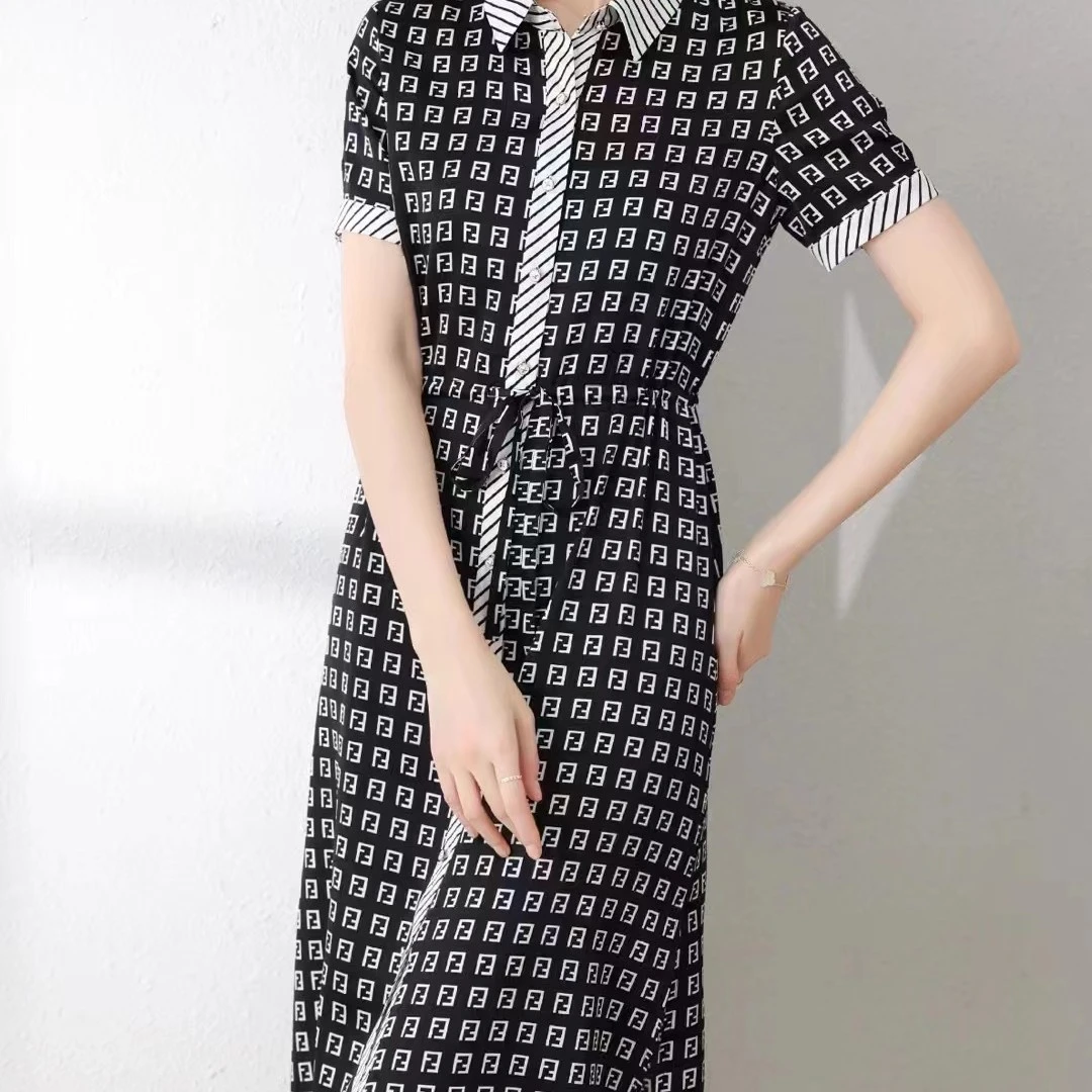 气质显瘦时尚桑蚕丝连衣裙