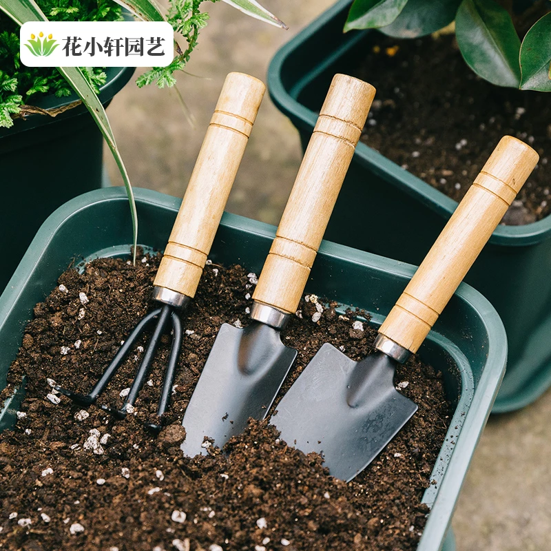 【9.9包邮】园艺工具三件套种花种菜养花园松土换盆栽花种植神器