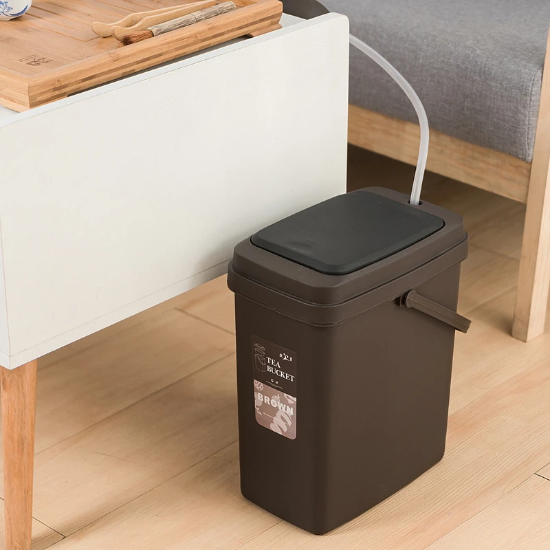 茶水桶茶叶茶渣桶过滤垃圾排水桶接水储水桶茶台废水桶茶具配件