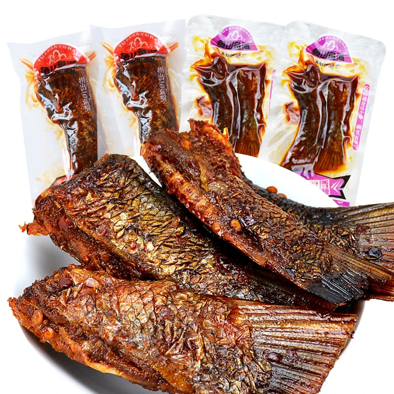 鱼山鱼海鱼尾巴鱼排网红爆款绝辣香辣小包装湖南特产超辣鱼尾零食