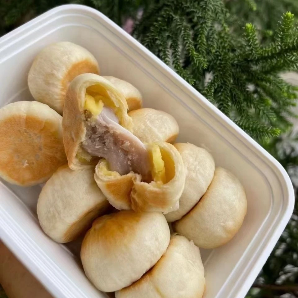 福建芋相莲一盒10个芋泥莲子饼老式传统糕点手工制作皮薄酥脆零食