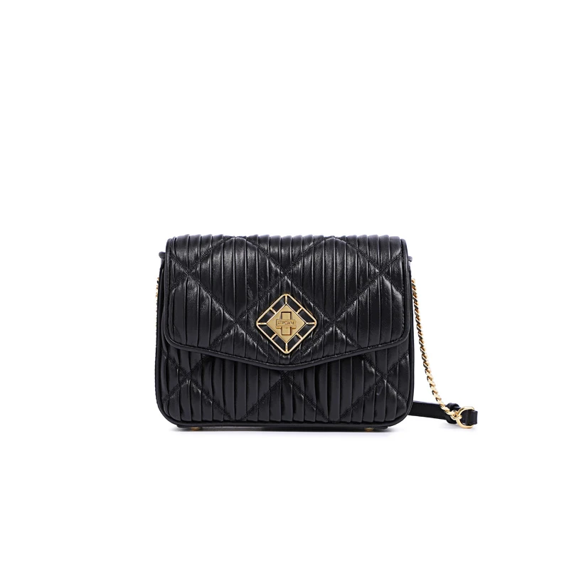 CQ菲安妮优雅通勤菱格链条包单肩包经典女士斜挎包FAAFVIL002