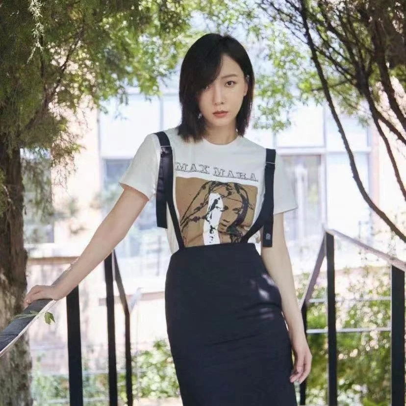 未使用 MaxMara 70周年人物版画印花T恤/S码
