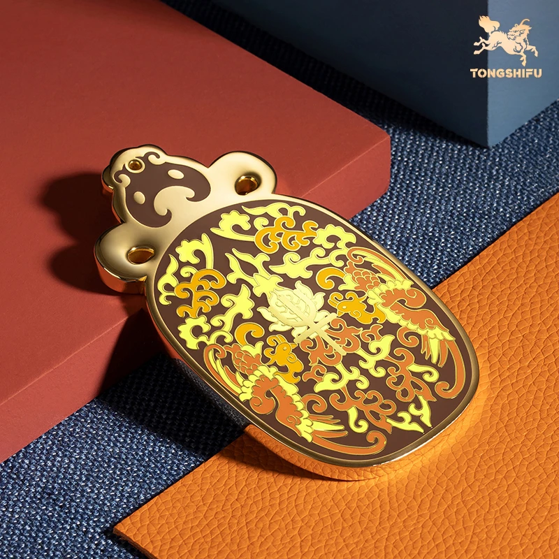 铜师傅 铜摆件《牛气冲天》铜工艺品 牛年  中式摆件（停产作品）高档