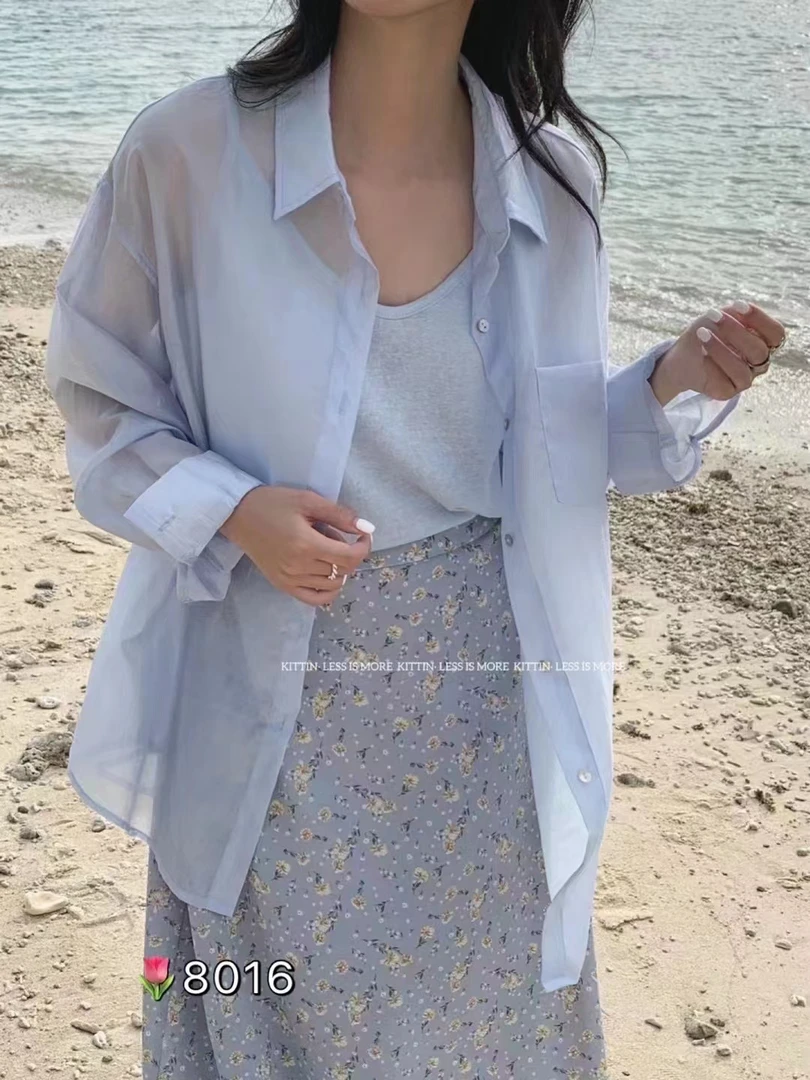 韩系时尚潮流百搭休闲防晒衣外套