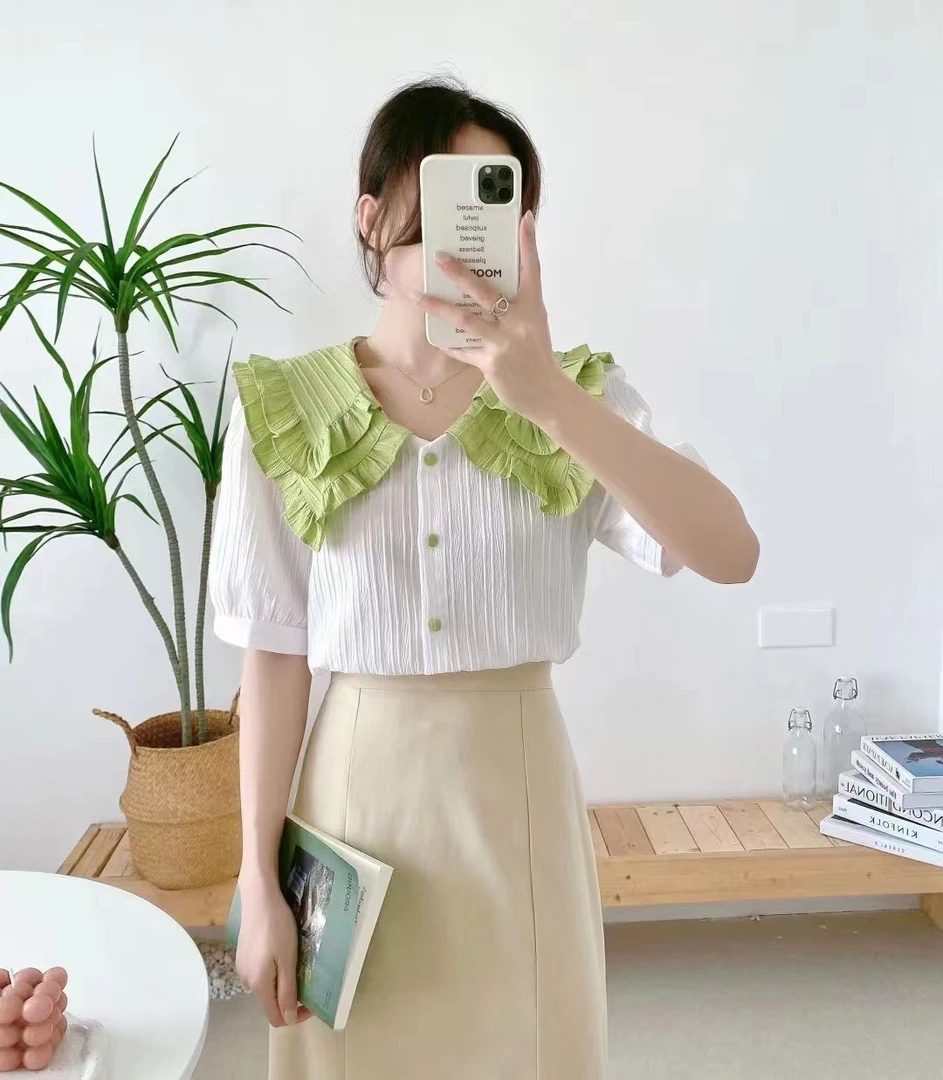 韩系时尚潮流百搭显瘦上衣
