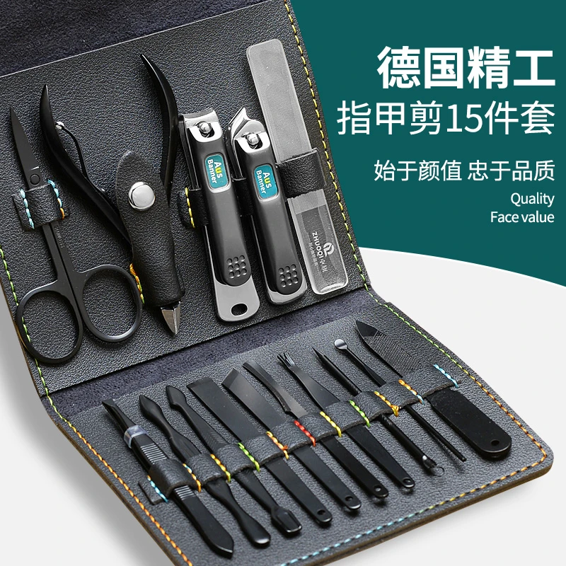 卓旗剪指甲刀指甲剪刀套装德用日本大号原装脚修剪指钳家用指甲刀