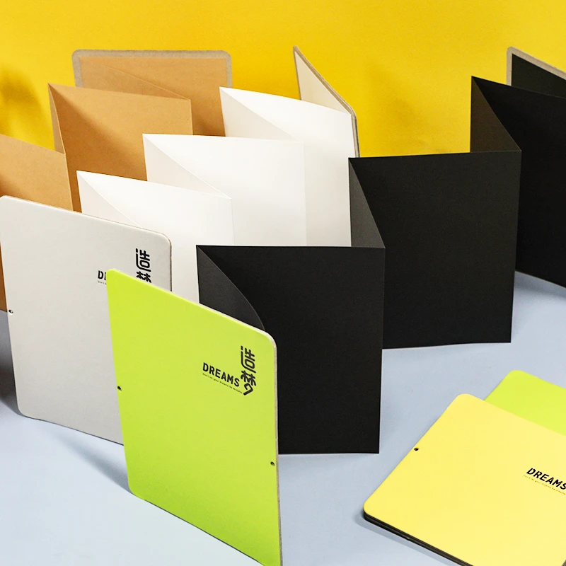 记忆印象风琴折叠空白本子牛皮纸黑卡马克专用本速写图画本手绘本