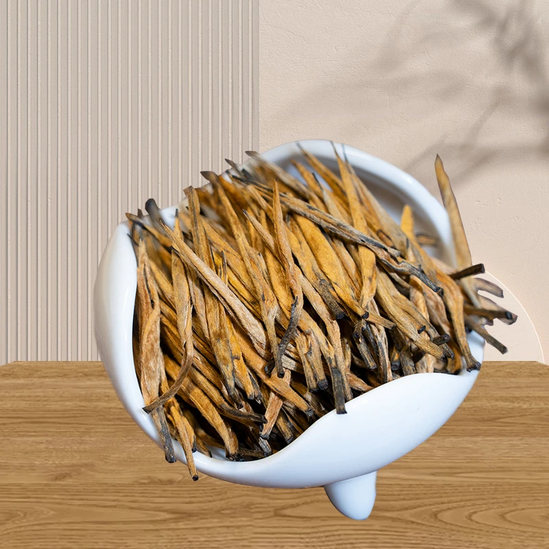 【好茶推荐】李陌茶 云南滇红金针 蜜香红茶 盒装茶叶（500g）