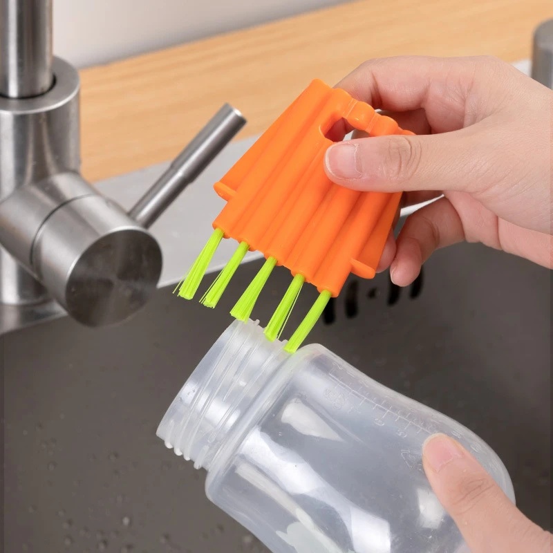 【御慕】软毛洗杯刷子无死角凹槽缝隙小刷子可弯曲杯盖刷键盘刷