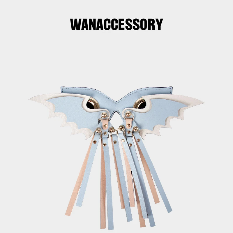 WANACCESSORY万蔻全新天使恶魔系列面具换脸包包配饰装饰原创设计