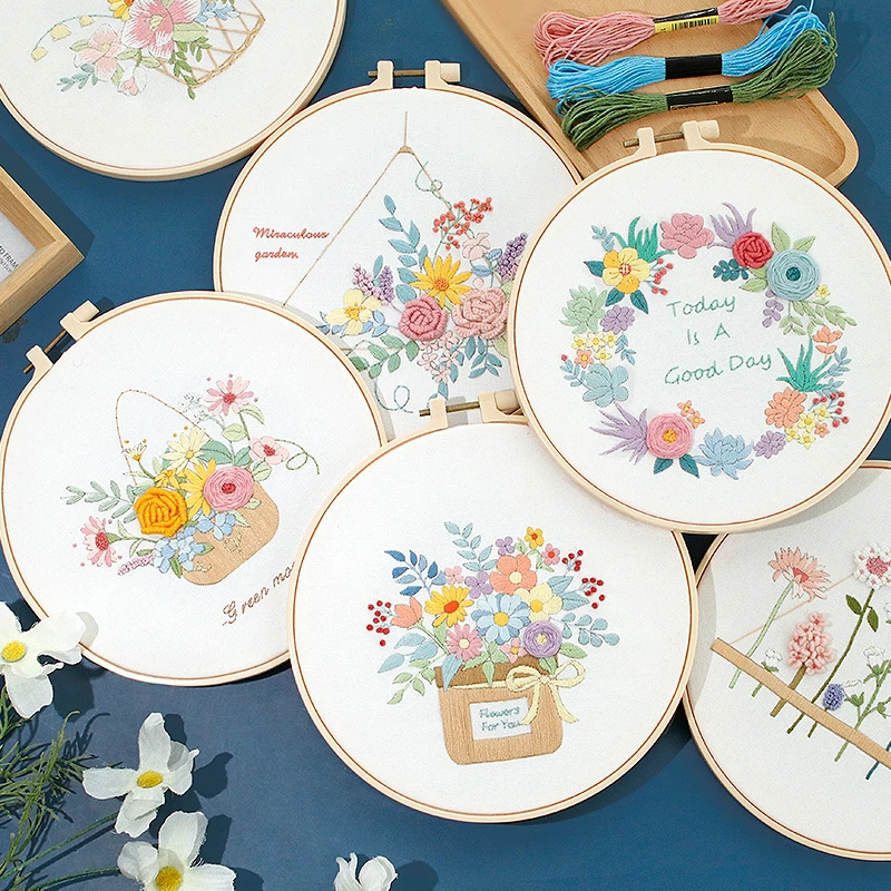 【材料包】布丁多多刺绣手工自绣diy材料包苏绣可爱简约布艺