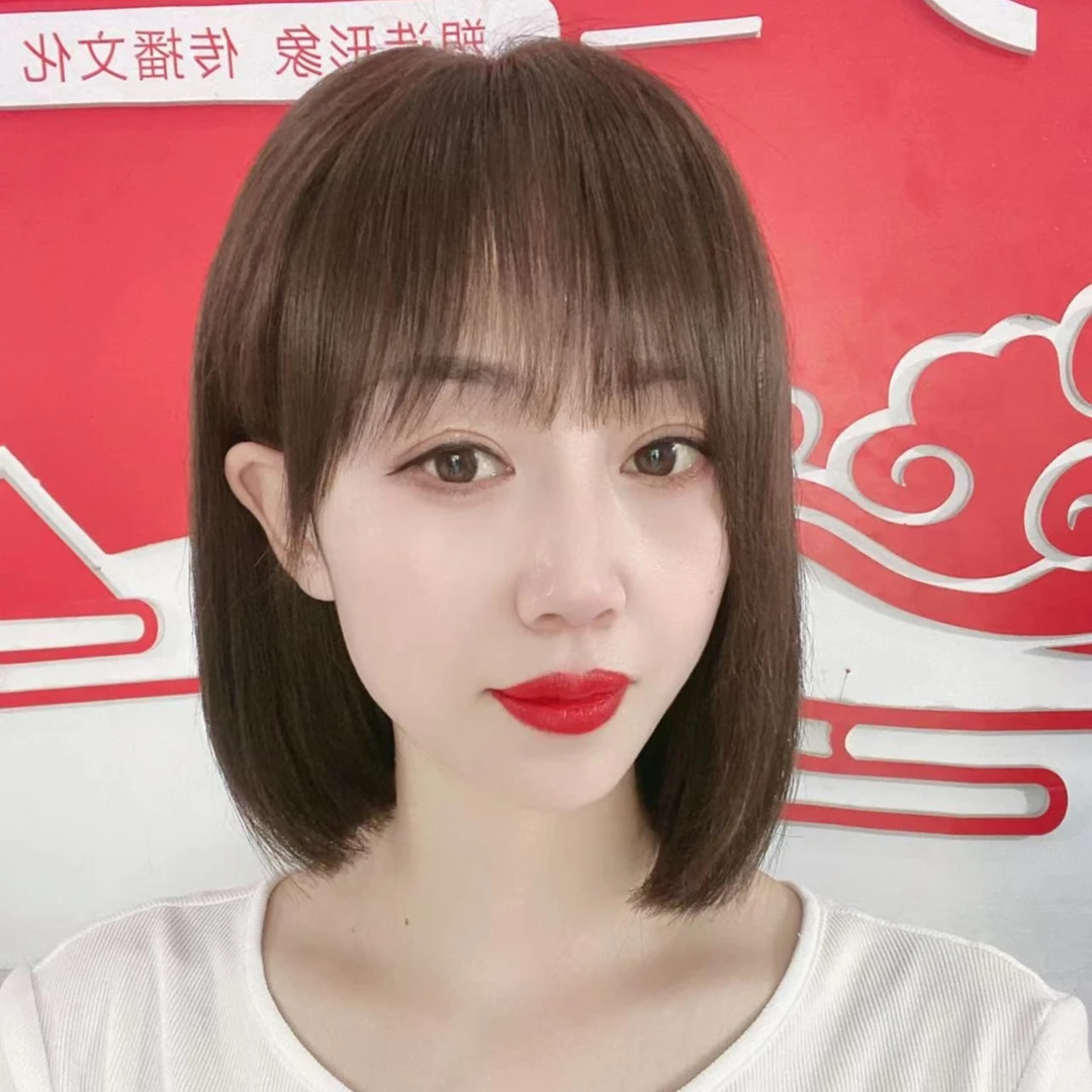 【蕾丝半手织】减龄初恋随意分千代刘海短直发