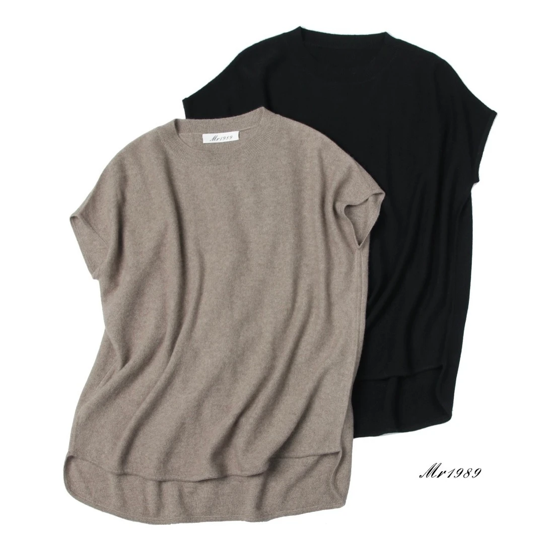 Mr 1988 升级版【镜】核心单品！超百搭套头羊绒包肩马甲 背心