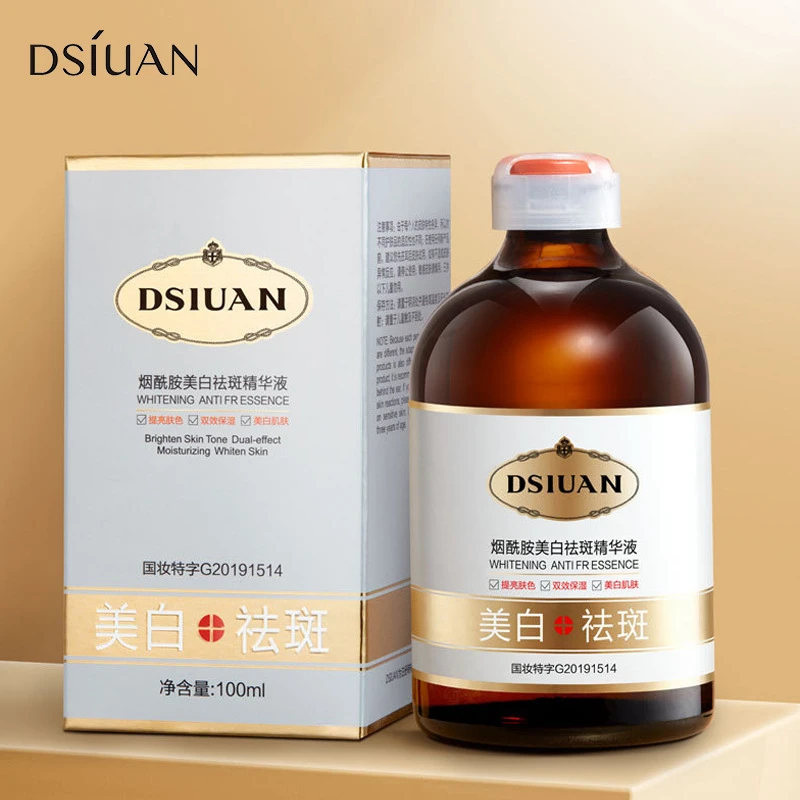 蒂诗颜烟酰胺精华液100ml 烟酰胺淡化斑点补水保湿提亮补水精华液