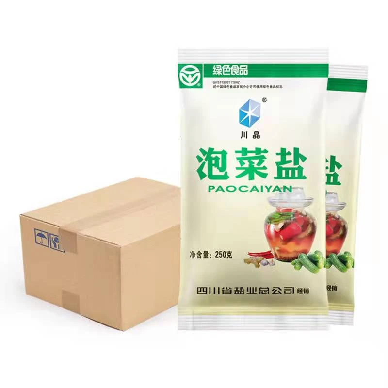 川晶四川泡菜盐250克家用腌制用细盐巴调味品批发