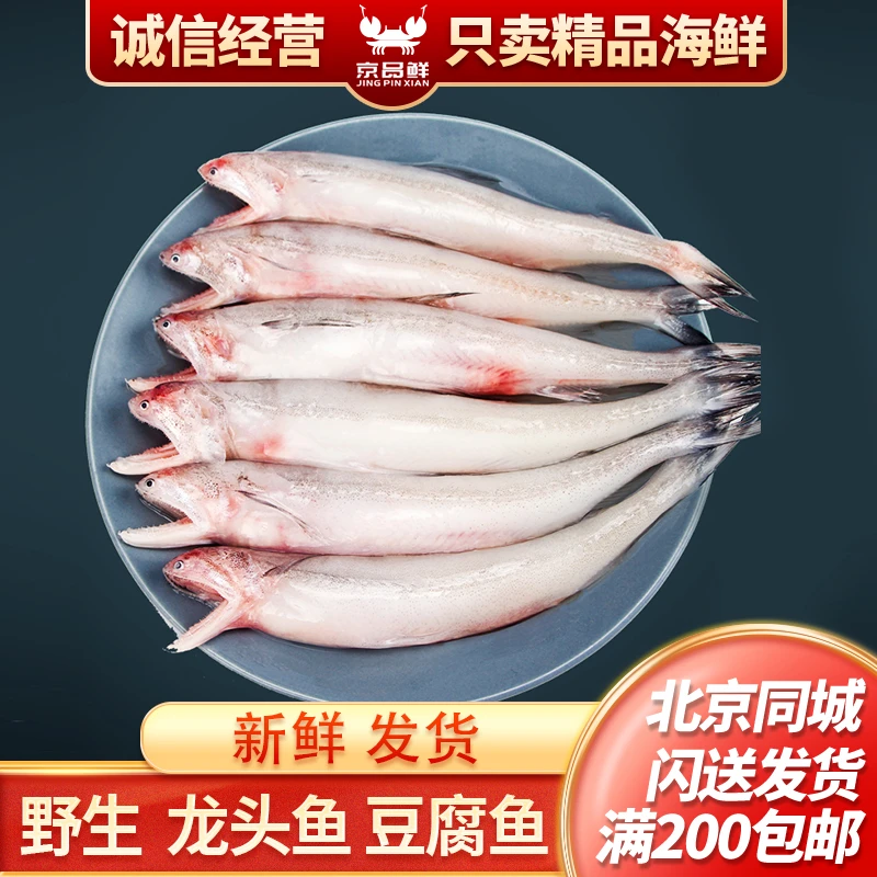 豆腐鱼海鲜 新鲜九肚鱼 龙头鱼冰鲜发货 北京海鲜闪送到家包鲜