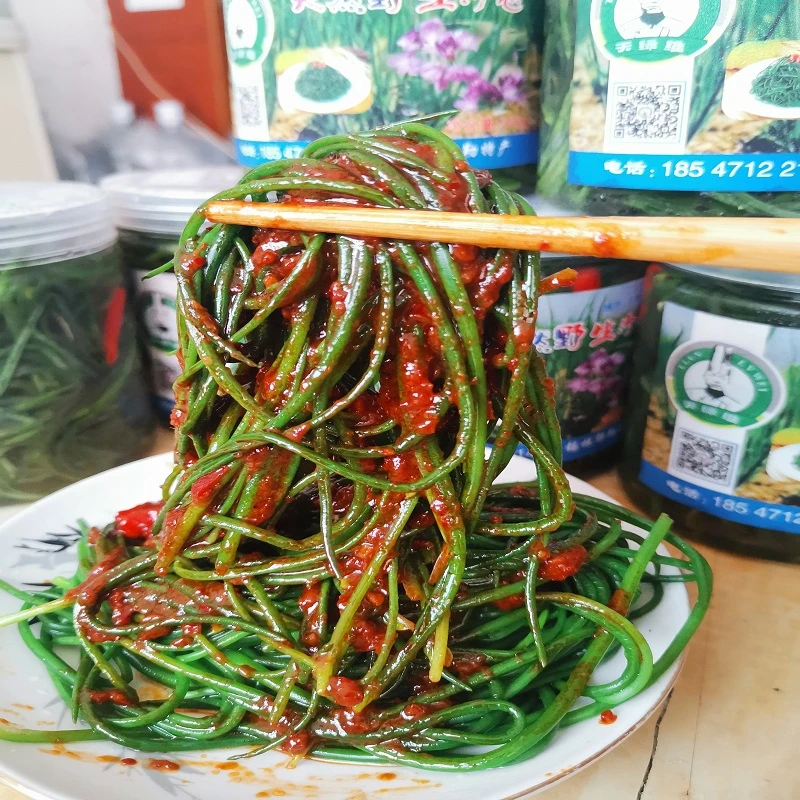 农家自制沙葱下饭小菜300g/两罐