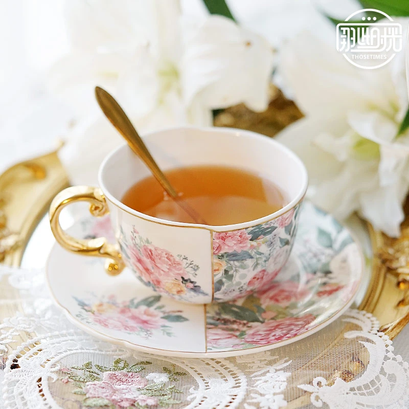 那些时光复古咖啡杯高颜值杯子高档精致 英式下午茶具花茶杯套装