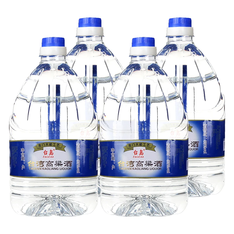 taidao/台岛台湾高粱酒浓香型纯粮食白酒整箱桶装散酒53度4L*4桶