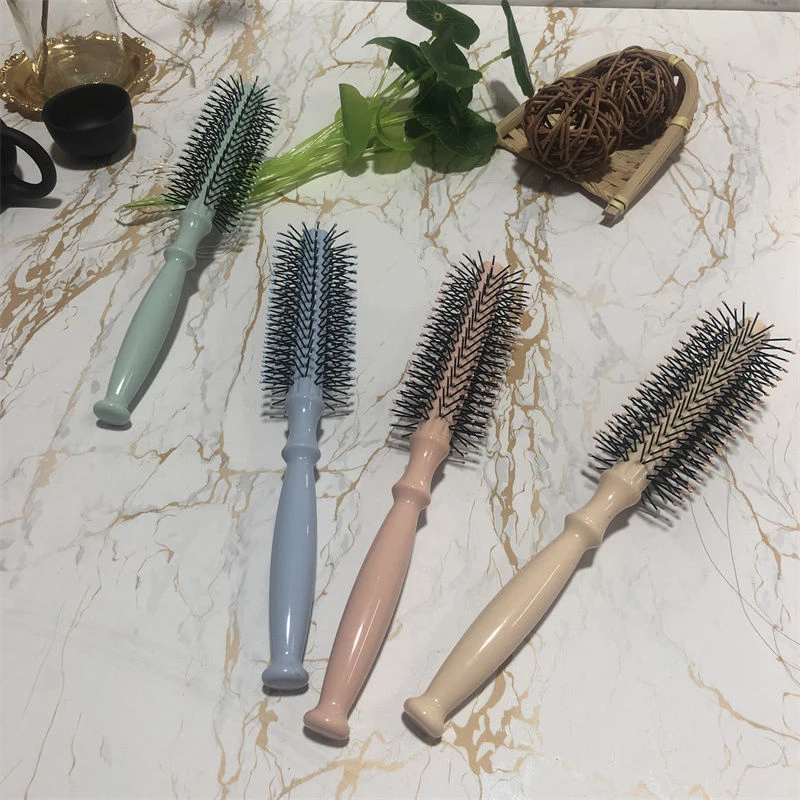 卷发梳圆滚梳男女家用美发梳吹造型内扣直发波浪可爱圆筒卷梳专用