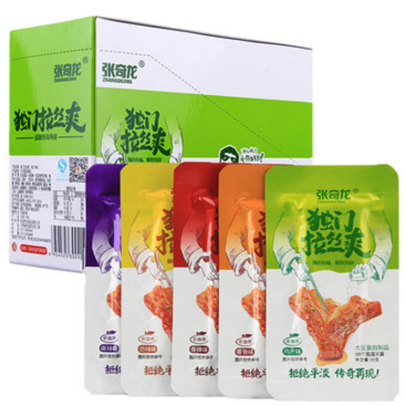 张奇龙独门拉丝爽手撕素肉好吃素肉零食正宗素肉手撕素牛肉素牛排