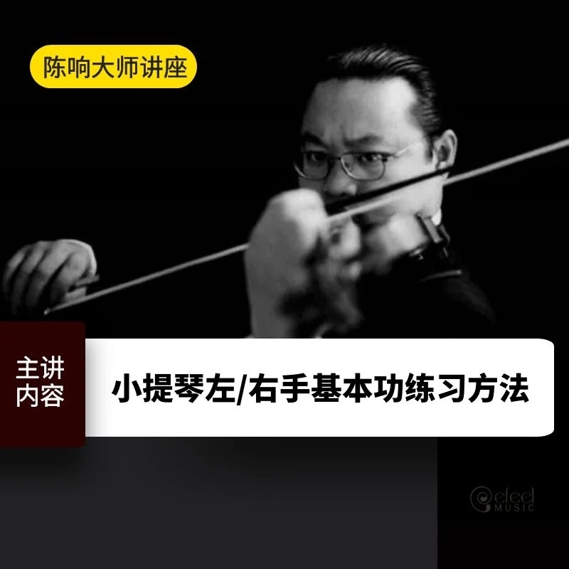【陈响大师课】小提琴左/右手基本功练习方法