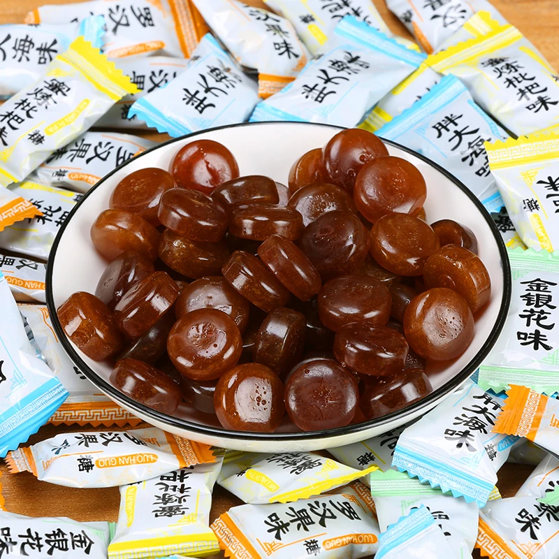 乐可扬枇杷润喉糖胖大海金银花薄荷清爽清新口气糖果真材实料混合