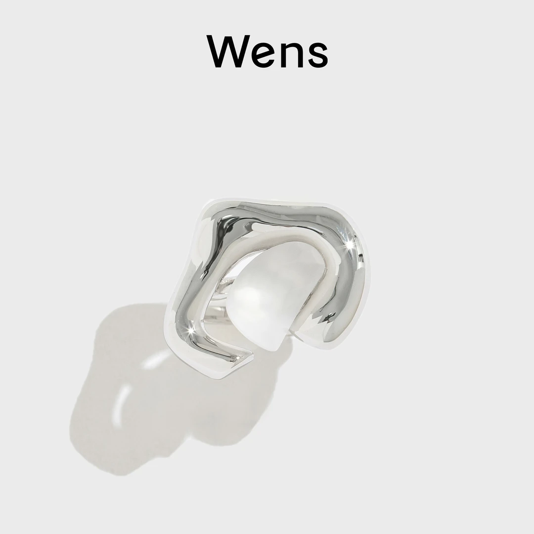 Wens/吻斯 铜合金戒指 【明星同款】身体系列抽象戒指设计感百搭