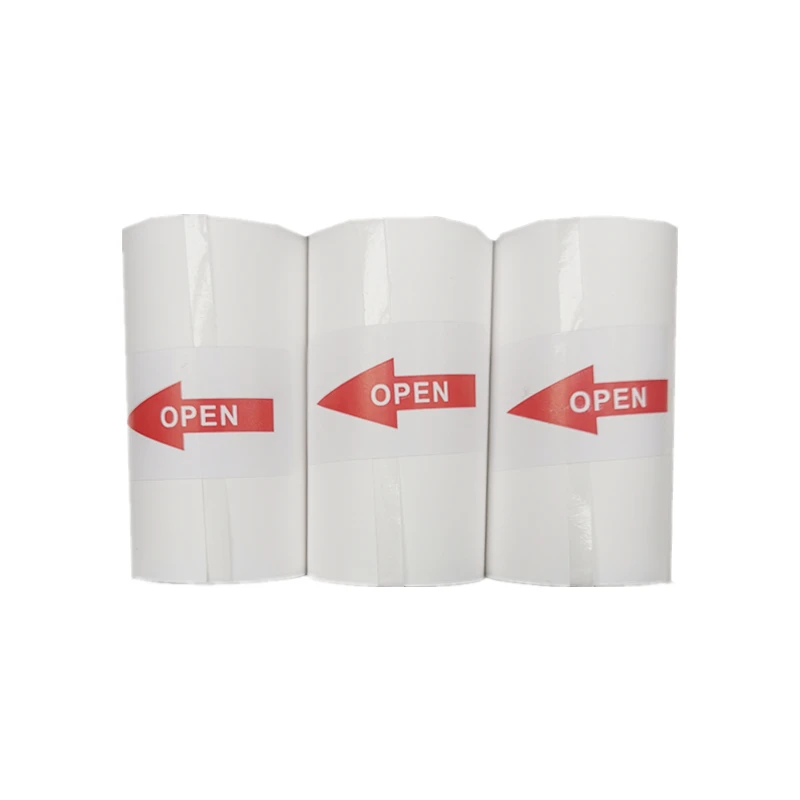 勋尘3寸错题打印机专用纸热敏纸不干胶纸长效可贴背胶纸十年长效