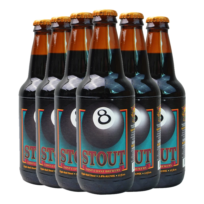 11月到期美国进口迷失海岸黑八8世涛精酿黑啤酒355ml瓶装