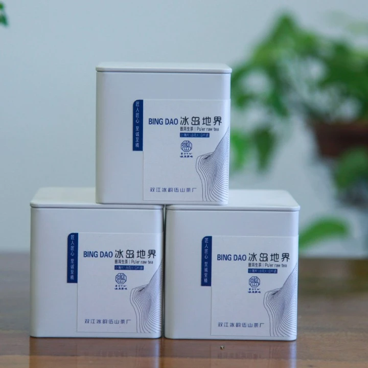 冰韵伍山 冰岛地界薄片 8g×10片【2020年】  普洱生茶