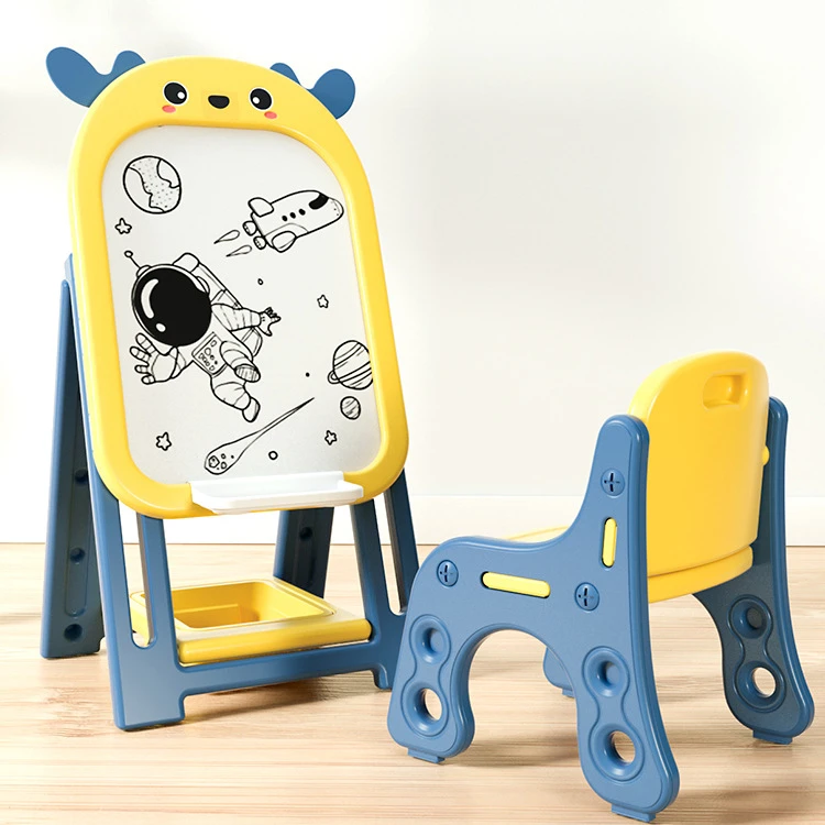 儿童画板可擦磁性涂鸦板幼儿写字板支架式培养无尘白板宝宝小黑板