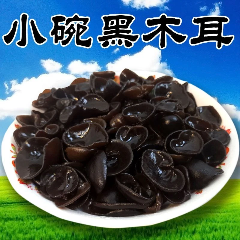 【娜小妹】小碗耳东北特产黑木耳小朵新货小元宝老鼠耳凉拌小秋木耳